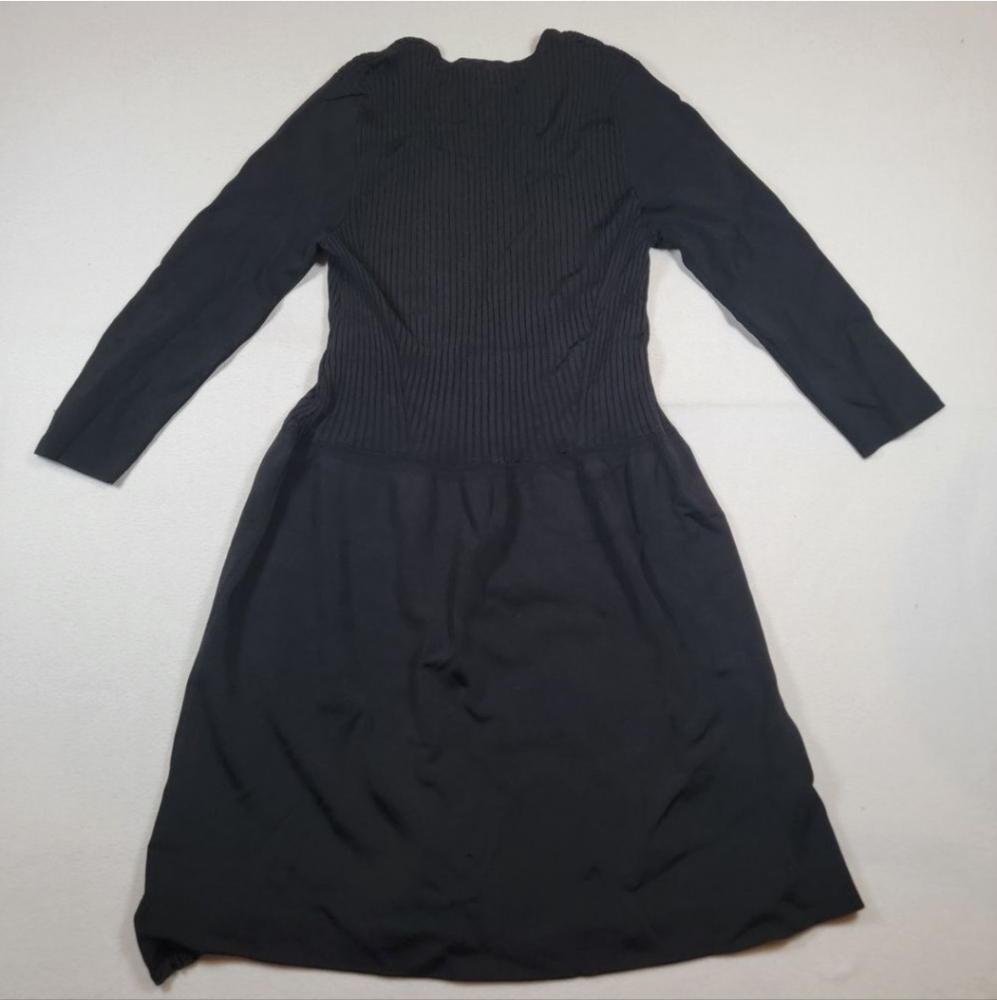 J. McLaughlin Black Long Sleeve Dress